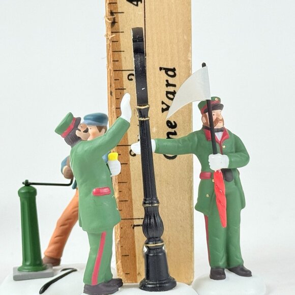 Department 56 Train Station Figures Vintage Collectible Railroad Workers - Picture 10 of 10